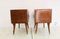 Tables de Chevet Mid-Century en Bois, 1960s, Set de 2 3