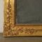 Specchio grande dorato, Italia, XIX secolo, Immagine 7