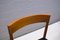 Scandinavian Leather and Teak Dining Chairs, 1960s, Set of 5, Image 9