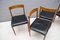 Chaises de Salon Scandinaves en Cuir et Teck, 1960s, Set de 5 4