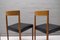 Scandinavian Leather and Teak Dining Chairs, 1960s, Set of 5, Image 7