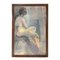 Seated Woman Painting by Painter Noemi Frascio, 1960s, Image 1