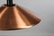 Lámpara colgante vintage de cobre de Honsel, años 60, Imagen 8