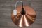 Vintage Copper Pendant Lamp from Honsel, 1960s 10