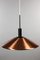 Vintage Copper Pendant Lamp from Honsel, 1960s 6