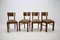 Art Deco Wooden Dining Chairs, 1930s, Set of 4 11