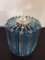 Italienische Vintage Quadriedri Tischlampen aus Glas, 1981, 2er Set 11