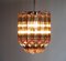 Vintage Italian Glass Quadriedri Chandelier, 1982 14