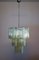 Vintage Italian Chrome Plating and Glass Chandelier, 1982 7