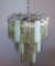Vintage Italian Chrome Plating and Glass Chandelier, 1982, Image 4