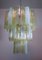 Vintage Italian Chrome Plating and Glass Chandelier, 1982 10