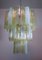 Vintage Italian Chrome Plating and Glass Chandelier, 1982, Image 10
