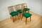 Beech and Fabric Dining Chairs by Antonín Šuman for TON, 1960s, Set of 4 3