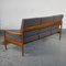 Sofá de tres plazas Knoll Antimott alemán de teca de Walter Knoll, años 60, Imagen 7