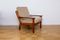 Danish Teak and Wool Lounge Chair from Glostrup, 1970s, Image 1