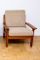 Danish Teak and Wool Lounge Chair from Glostrup, 1970s, Image 4