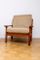 Danish Teak and Wool Lounge Chair from Glostrup, 1970s, Image 3