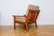 Danish Teak and Wool Lounge Chair from Glostrup, 1970s 7