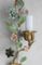 Applique da parete vintage floreale, Italia, set di 2, Immagine 3