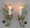 Vintage Italian Flower Wall Light Sconces, Set of 2, Image 8