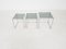 Vintage Danish Chrome and Smoked Glass Nesting Tables, 1970s, Set of 3 8