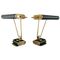 French Brass Table Lamps by Eileen Gray for Jumo, 1940s, Set of 2 1