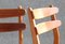 Danish Teak Chairs with Oak Legs by Poul M. Volther, 1960s, Set of 6 3