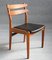 Danish Teak Chairs with Oak Legs by Poul M. Volther, 1960s, Set of 6 1