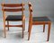 Danish Teak Chairs with Oak Legs by Poul M. Volther, 1960s, Set of 6 2