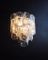 Lámparas de pared italianas vintage de vidrio, años 80. Juego de 2, Imagen 11