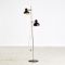 Chrome Plating and Metal Floor Lamp, 1970s, Image 1