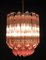 Vintage Italian Murano Glass Quadriedri Chandelier, 1982 5