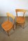 Vintage Italian Beech Osteria Chairs, 1970s, Set of 2 3