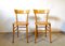 Vintage Italian Beech Osteria Chairs, 1970s, Set of 2, Image 1