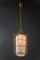 Brass and Frosted Glass Pendant Lamp by J.T. Kalmar, 1950s, Image 12