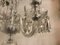 Böhmischer Kronleuchter aus Bleikristall mit 10 Leuchten, 1960er 9