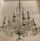 Böhmischer Kronleuchter aus Bleikristall mit 10 Leuchten, 1960er 3