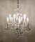 Lámpara de araña de cristal de Bohemia con 10 luces, años 60, Imagen 2