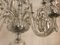 Bohemian Lead Crystal 10-Light Chandelier, 1960s 5