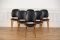 French Leatherette and Maple Dining Chairs by Pierre Guariche for Baumann, 1960s, Set of 6, Image 1