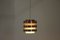 Vintage German Brass Ceiling Lamp, 1980s, Image 2