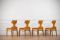 Beech Veneer Dining Chairs by Alphons Loebenstein for Meredew, 1960s, Set of 4 6