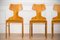 Beech Veneer Dining Chairs by Alphons Loebenstein for Meredew, 1960s, Set of 4 8