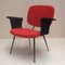 French Iron and Flannel Dining Chairs, 1950s, Set of 2, Image 4