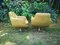 Fabric and Metal Swivel Chairs, 1960s, Set of 2 5