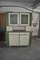 Vintage Glass & Painted Wood Kitchen Cupboard, 1930s 1