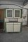 Vintage Glass & Painted Wood Kitchen Cupboard, 1930s, Image 1