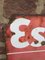 Vintage Industrial French Iron Esso Sign, 1920s 2