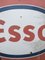 Vintage Industrial French Iron Esso Sign, 1920s 7