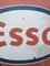 Vintage Industrial French Iron Esso Sign, 1920s, Image 7
